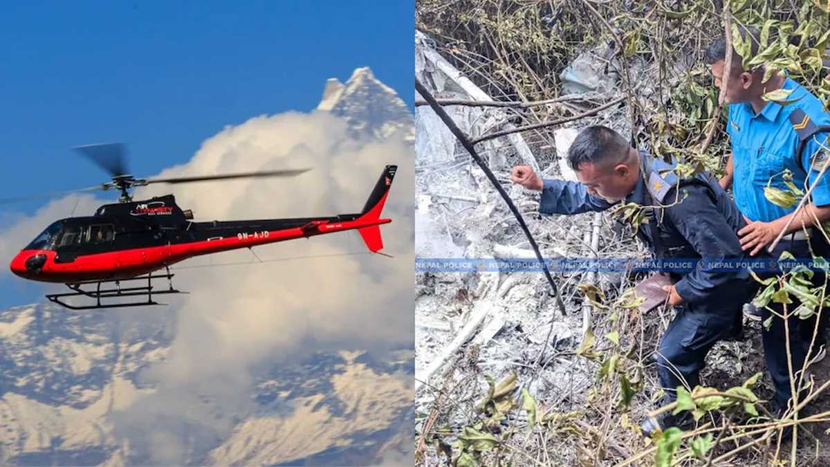 नेपाल में हेलीकॉप्टर दुर्घटनाग्रस्त, चीन के चार नागरिकों की मौत